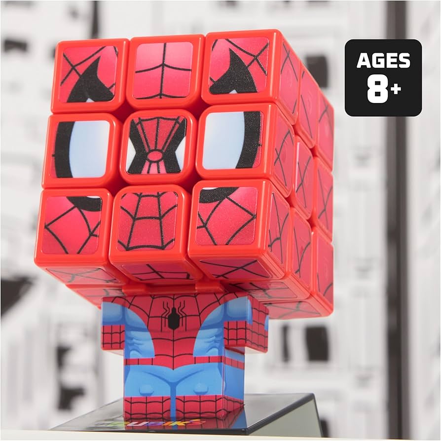Amazon.com: Rubik's Cube, Spider-Man Cuber, Marvel Collectible