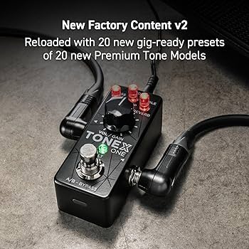 Amazon.com: IK Multimedia TONEX One AI multiFX micro-pedal: Tone