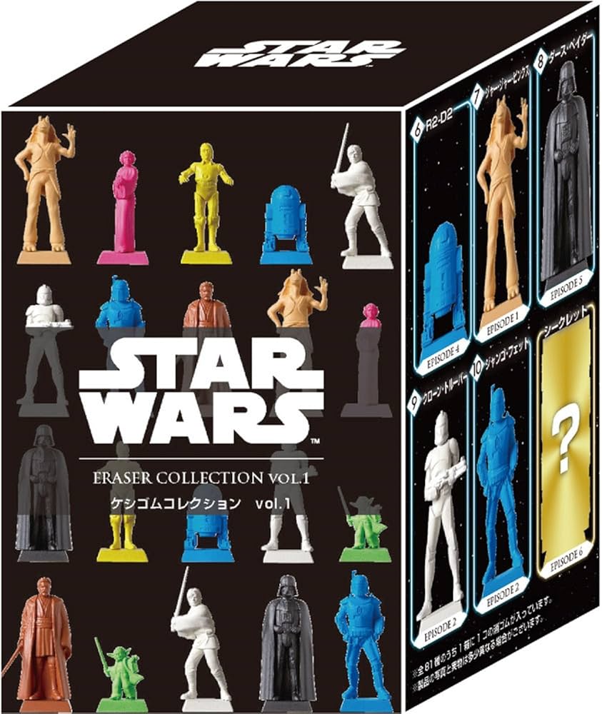 Amazon.co.jp: スター・ウォーズ ケシゴムコレクション vol.1 10個入り