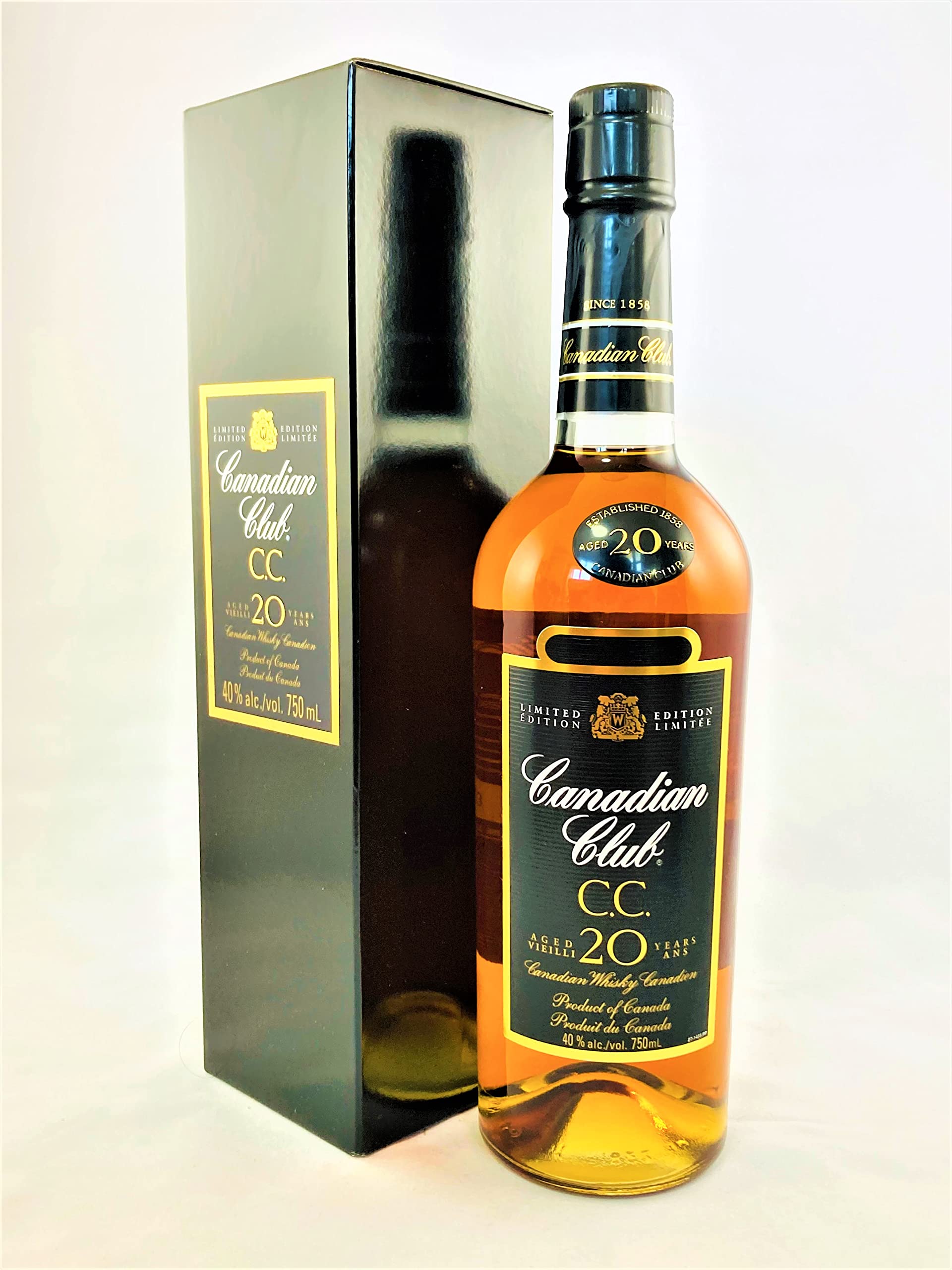 Amazon.co.jp: 【旧ボトル】カナディアンクラブ 20年 40度 750ml [並行