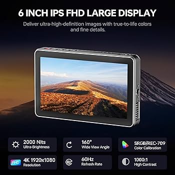 Amazon.com : VILTROX DC-X2 Camera Field Monitor 2000 Nits High