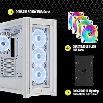 Amazon | CORSAIR iCUE 5000X RGB QL Edition QLエディション ミドル