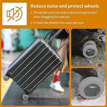 Amazon.co.jp: スーツケース 足カバー 8 個のシリコンスーツケース