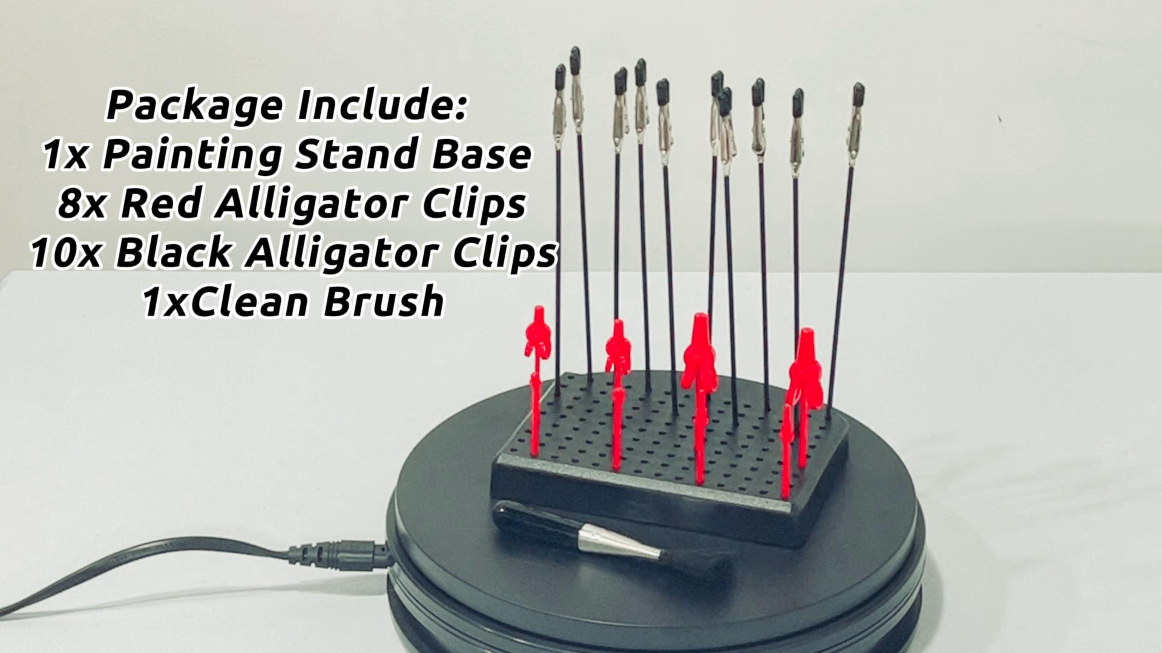 Amazon.com: HUBEST Airbrush Painting Stand Base Holder with 18 PCS