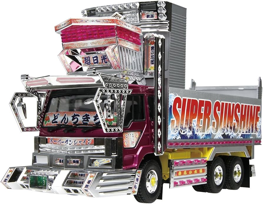 最終】見所満載！！デカ箱ダンプ⭐︎デコトラ⭐︎デコトラプラモデル