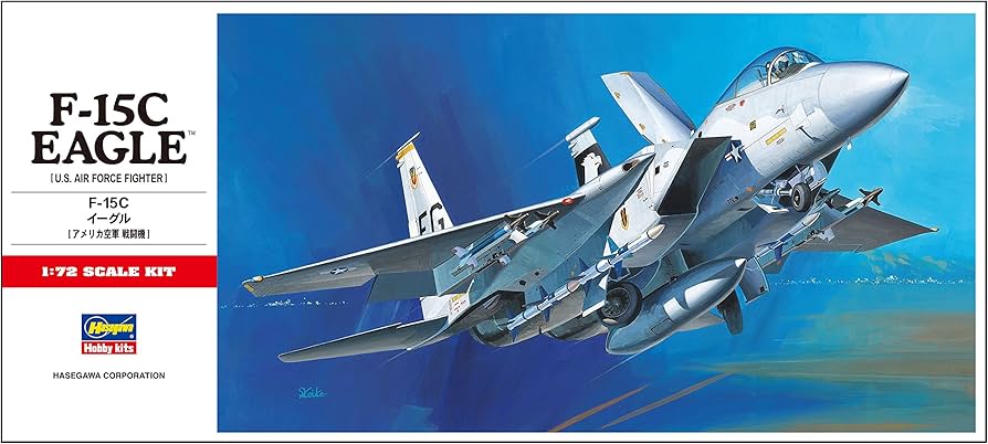 Amazon.com: Hasegawa 1/72 F-15C Eagle : Arts, Crafts & Sewing
