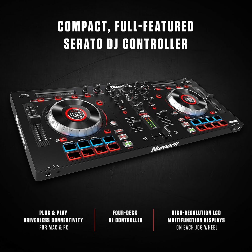 Numark MixTrack Platinum DJ Controller with Jog Wheel Display