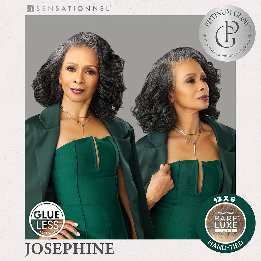Amazon.com : Sensationnel Platinum Glow 13X6 Wigs - Josephine