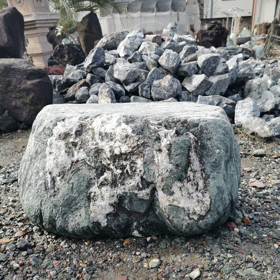 溜まり石 鑑賞石 庭石 庭園 置物 オブジェ 水石 自然石 天然石 盆栽