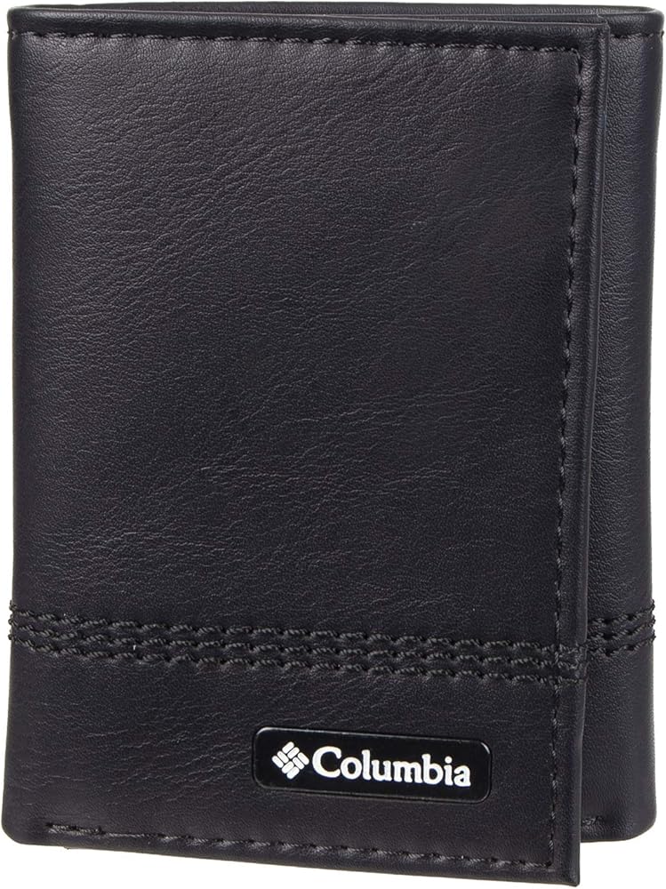 Amazon.co.jp: Columbia メンズ RFIDレザーウォレット 三つ折り 縦型