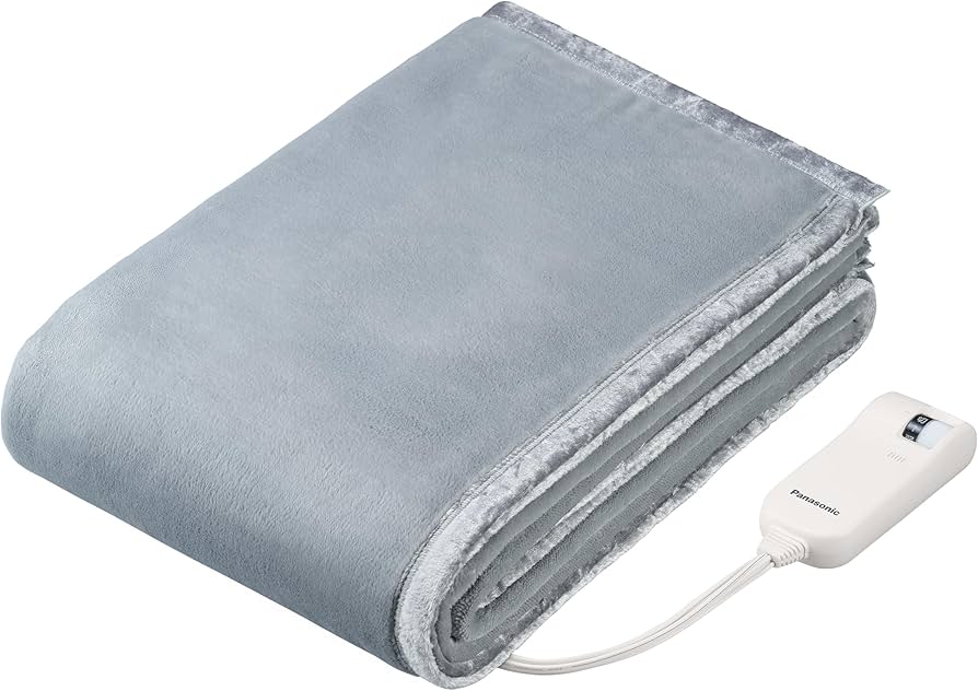 Amazon | パナソニック 電気毛布 掛け敷き兼用 室温センサー搭載 8段階