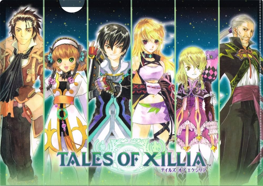 Amazon.co.jp: テイルズ オブ エクシリア クリアファイル/B 立ち絵集合