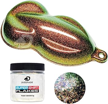 Amazon.com: Tiger Venom SuperShift Flake 5g Orange Gold Green