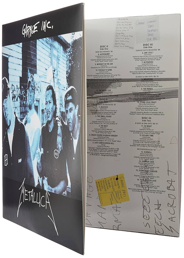 llicaメタリカ バンドT LLICA GARAGE INC. Metallica Vintage T Shirt