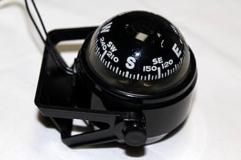 Amazon.co.jp: マリン コンパス 12V ライト 付 羅針盤 方位 磁石 磁針