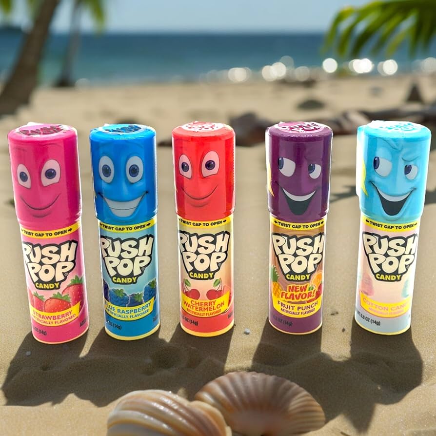 Amazon.com: KLUB BULK Premium Push Pops Lollipops-12 cnt Delicious