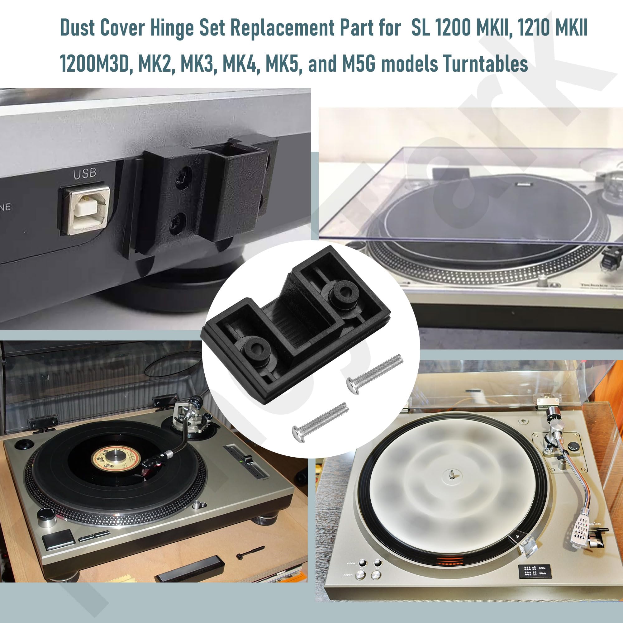 Amazon.com: 2 Pack Dust Cover Hinge Set Replacement Part for