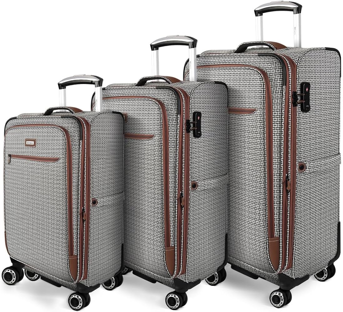Amazon.com | New York XPress Luggage Sets 3 Piece,Suitcases with