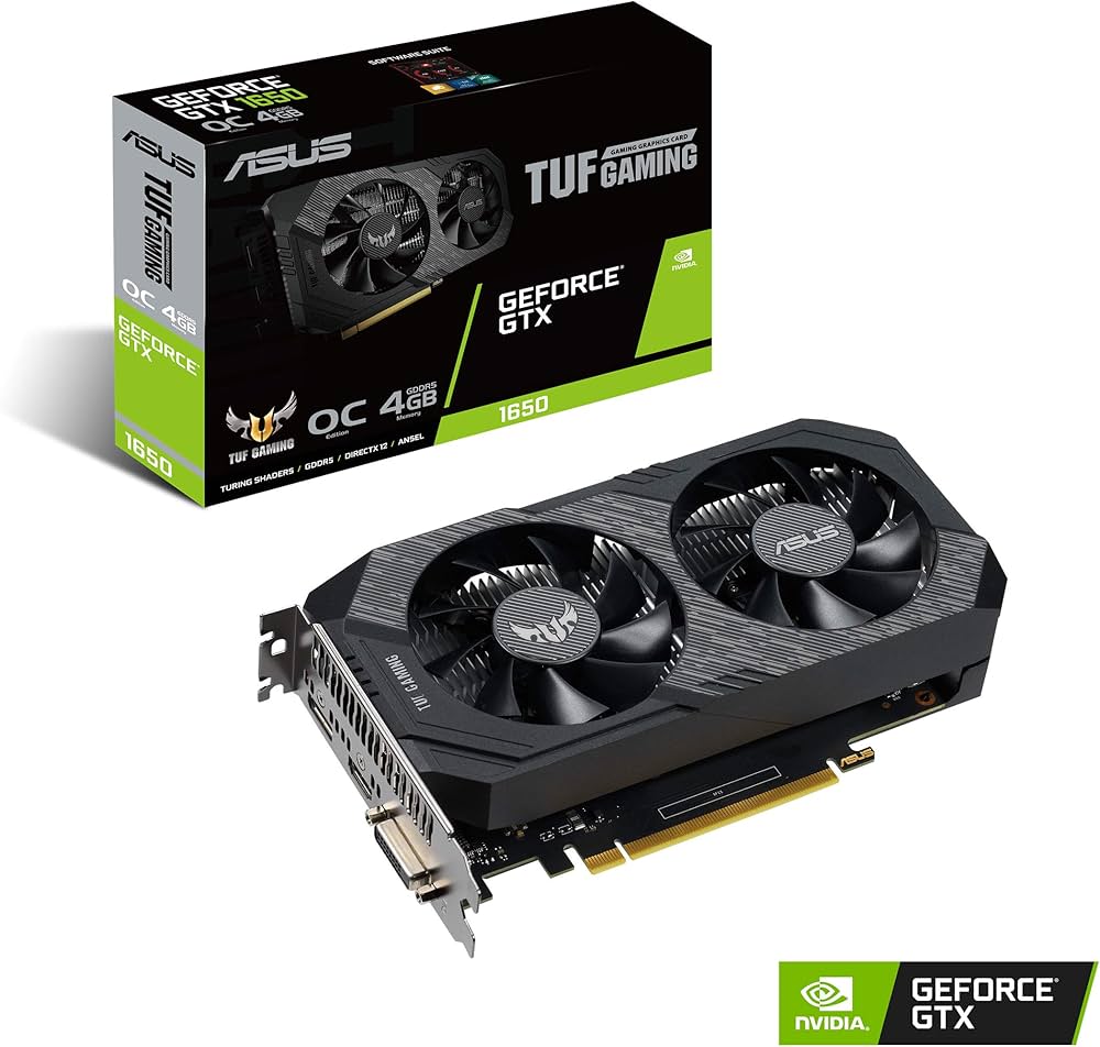 Amazon | ASUS TUF Gaming NVIDIA GeForce GTX 1650 OC Edition
