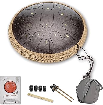 329】スチールタンドラム 大 30cm Dキー15音 パンドラム ハンドドラム