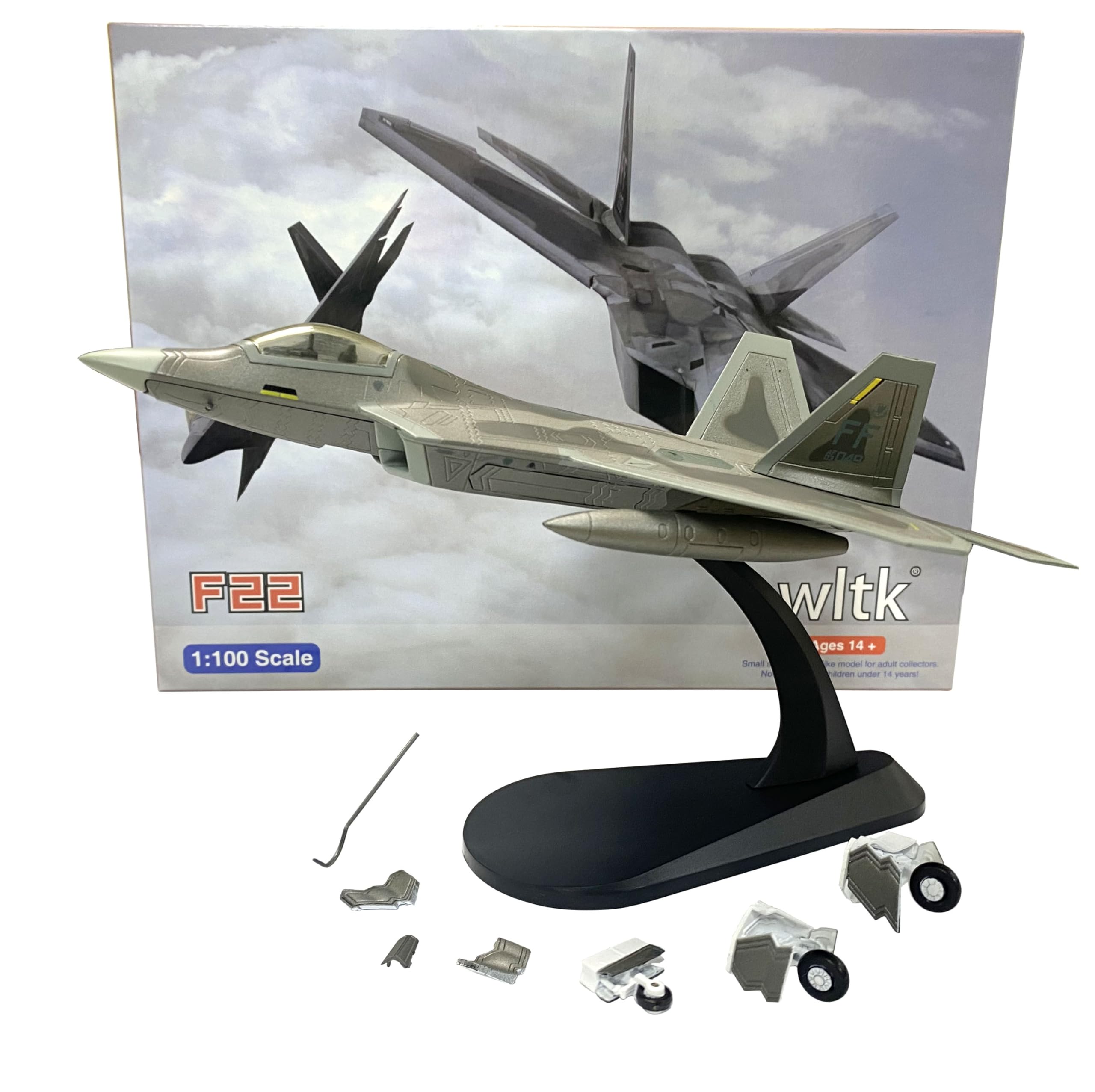 Amazon.com: USAF F-22 Raptor 1/100 Diecast Aircraft Model