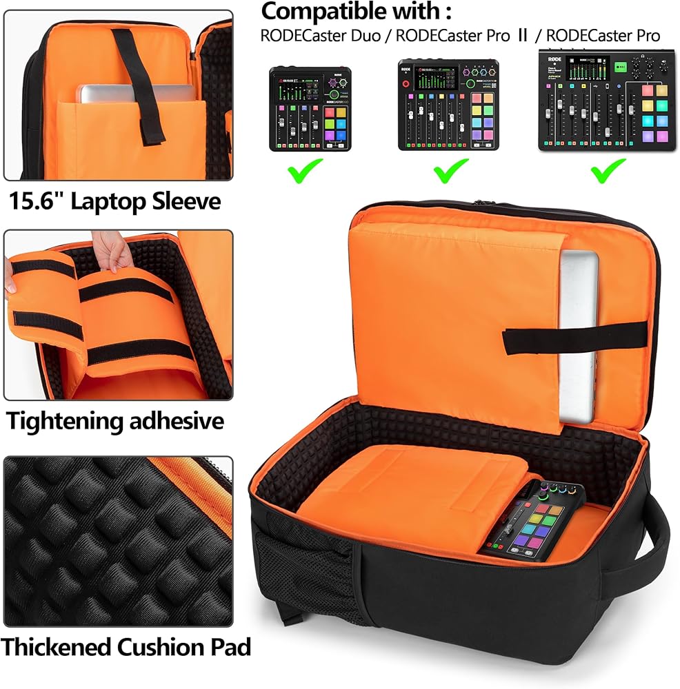 RODECaster Pro II +専用カバー+TASCAMバッグセット Amazon.com: Case