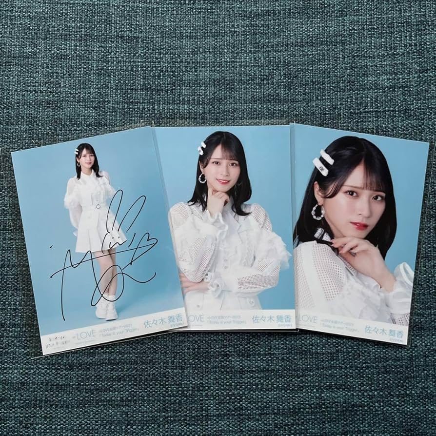 イコラブ 佐々木舞香 この空がトリガー 直筆 生写真 ヨリ イコラブ