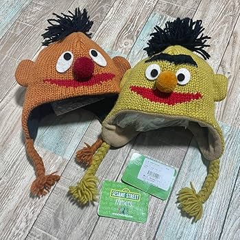 キス セサミ キッズ キャップ 帽子 バート アーニー ニット帽 キッズ