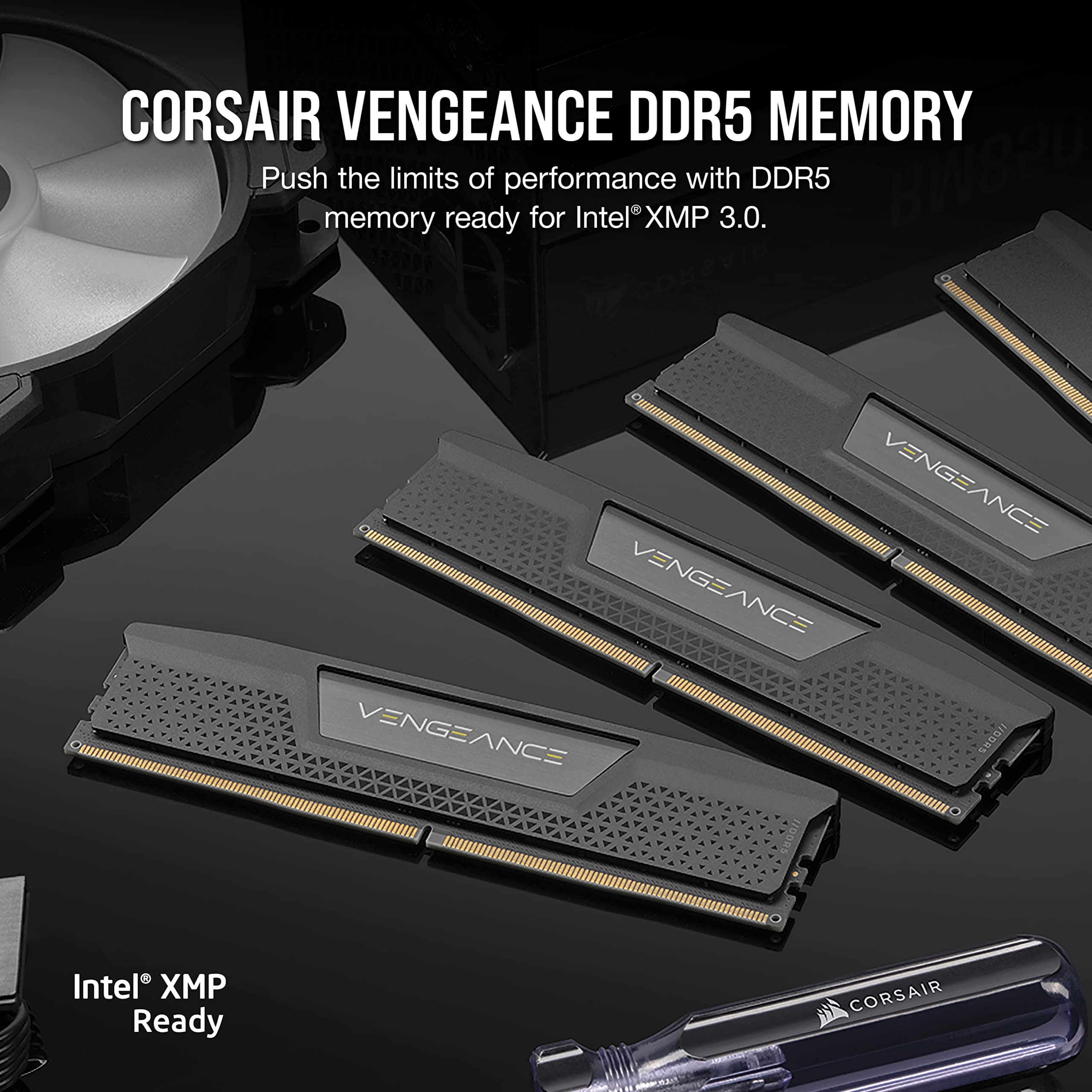 CORSAIR VENGEANCE DDR5 RAM 64GB (2x32GB) 4800MHz CL40 Intel XMP