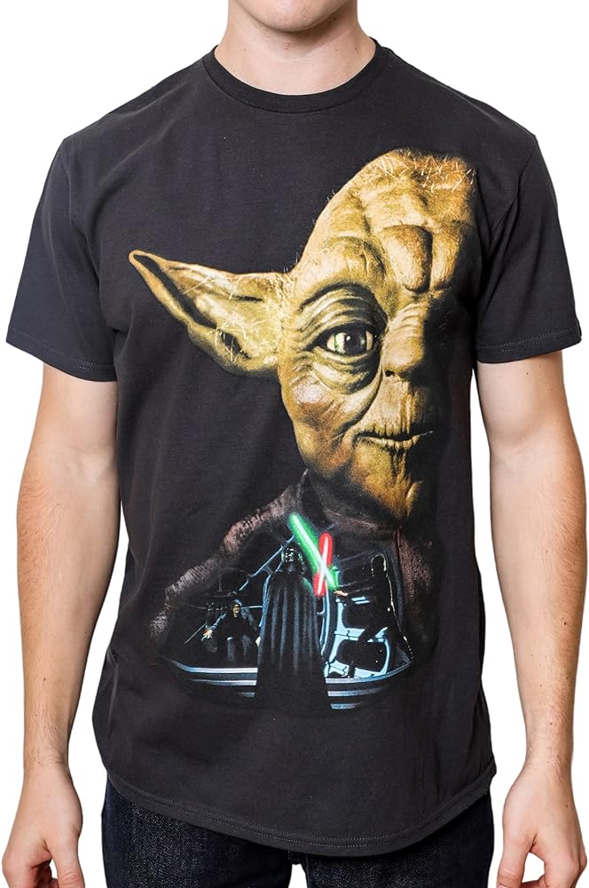 Amazon.com: STAR WARS Yoda Last Battle Return of The Jedi T-Shirt