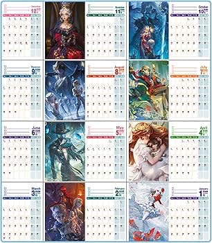 Amazon.co.jp: 第五人格 2025-2026 卓上カレンダー 患者 納棺師 庭師