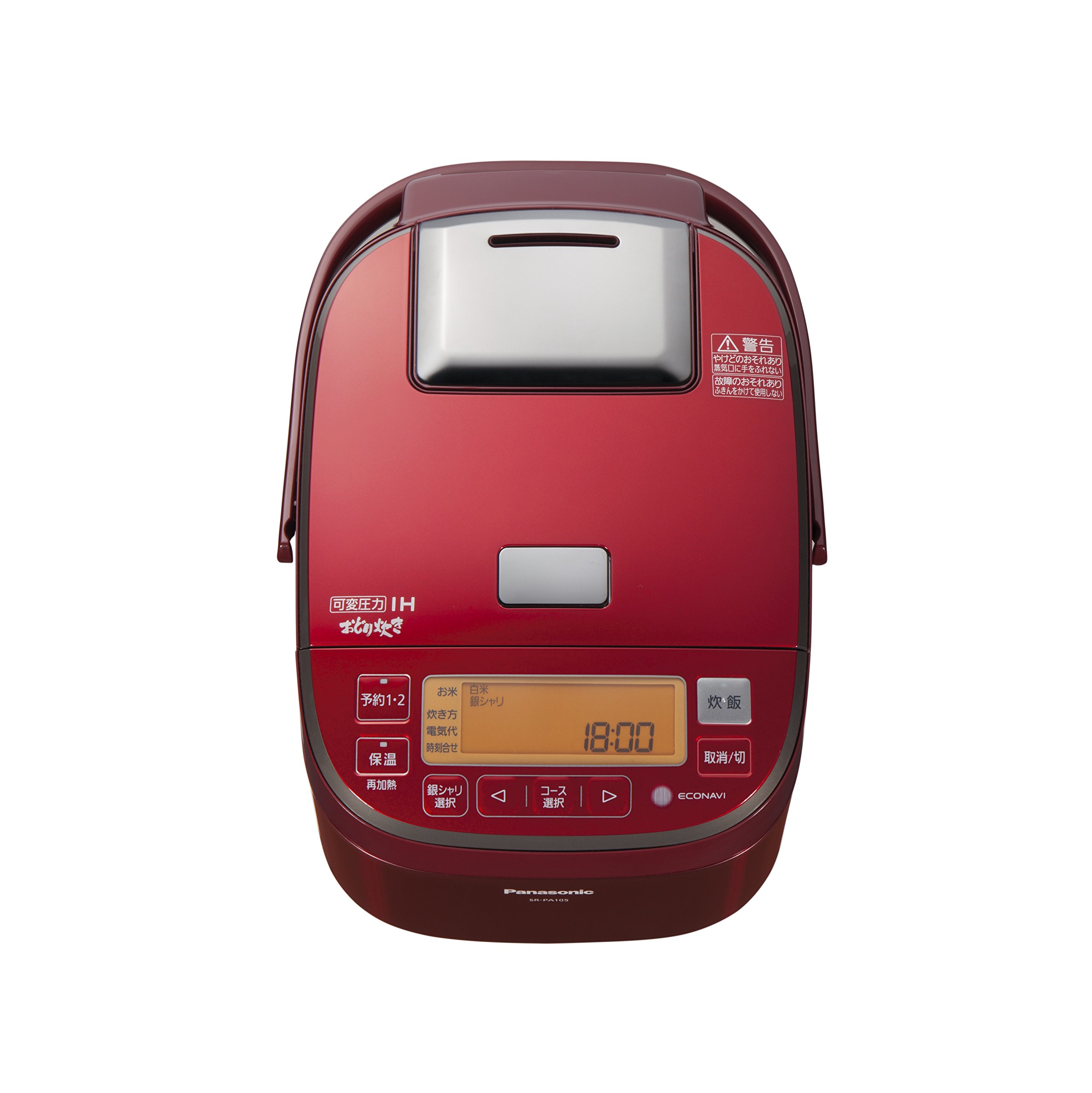 炊飯器Panasonic Wおどり炊き 5.5合炊き 赤 Amazon | パナソニック 5.5