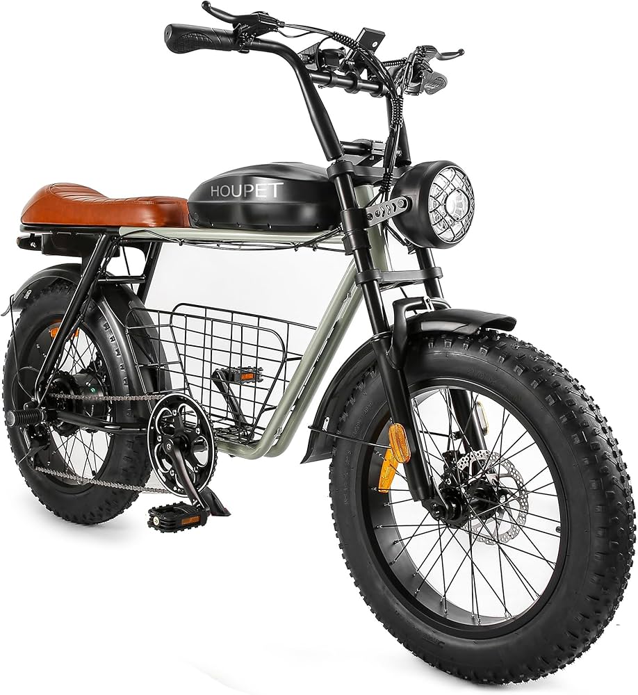 Amazon | Houpet 電動アシスト自転車 500Wモーター 20インチ 極太