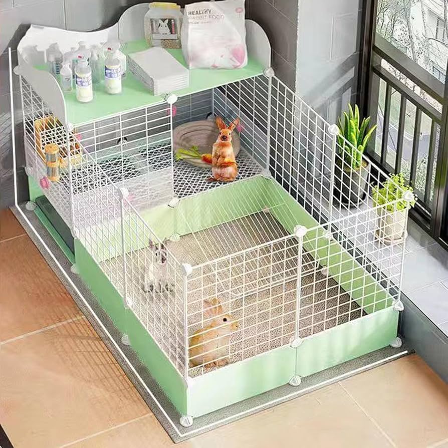 Amazon | 兎 ケージ なペットケージ 飼育ケージ ウサギ巣 室内飼い