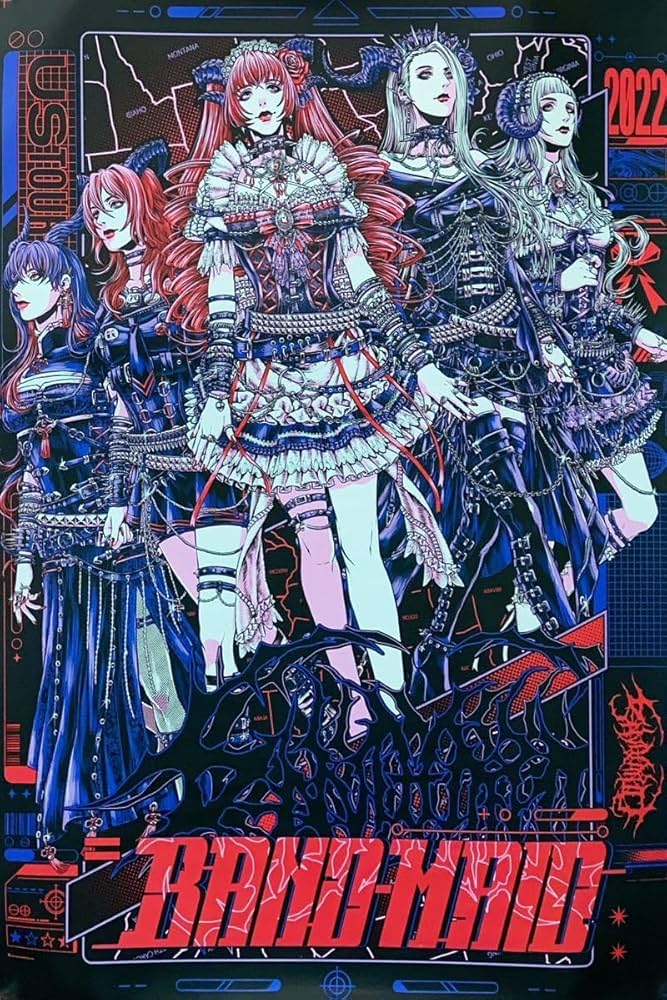 Amazon.co.jp: BAND-MAID 2022US TOUR ポスター A2サイズ_福袋 メイド