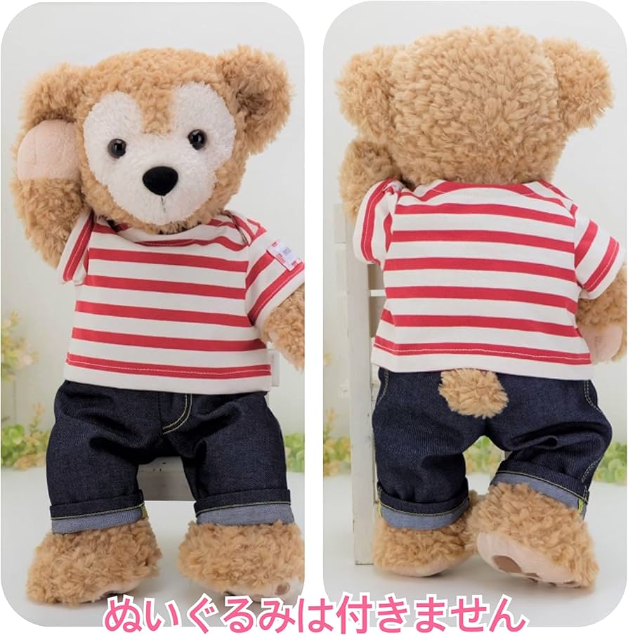 Amazon.co.jp: cushu cush ダッフィー シェリーメイ ぬいぐるみ用 着せ