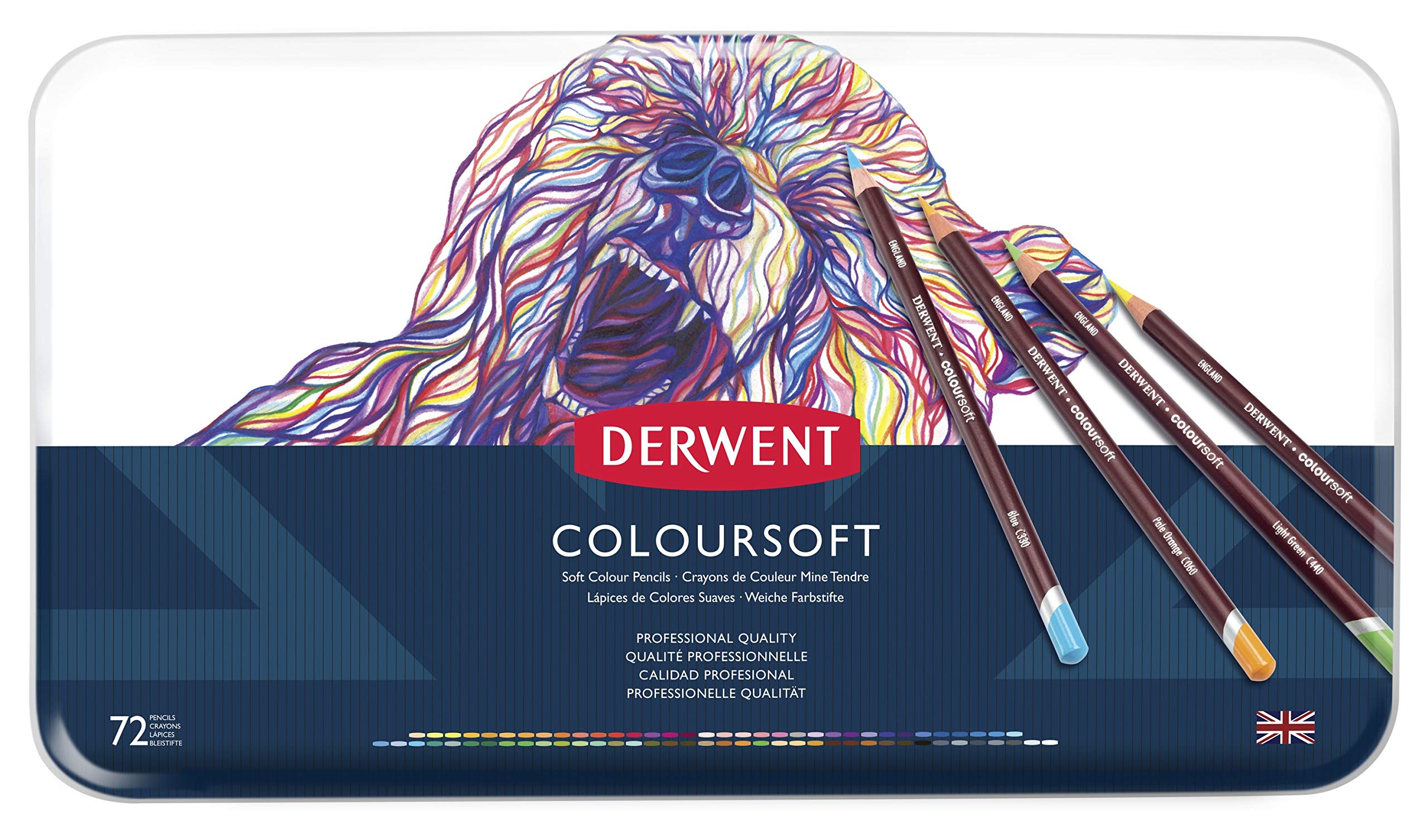 DERWENT ダーヴェント色鉛筆ARTISTS木箱入72色 DERWENT ARTISTS 72色