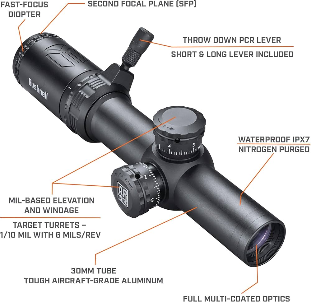 Amazon.co.jp: Bushnell(ブッシュネル)AR Optics ライフルスコープ 1