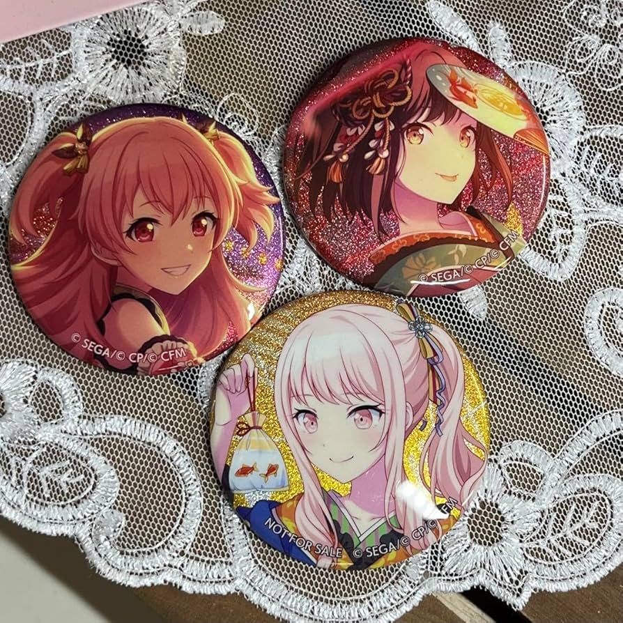 プロセカ 桃井愛莉缶バッジ バレンタイン 50個 プロセカ 桃井愛莉缶