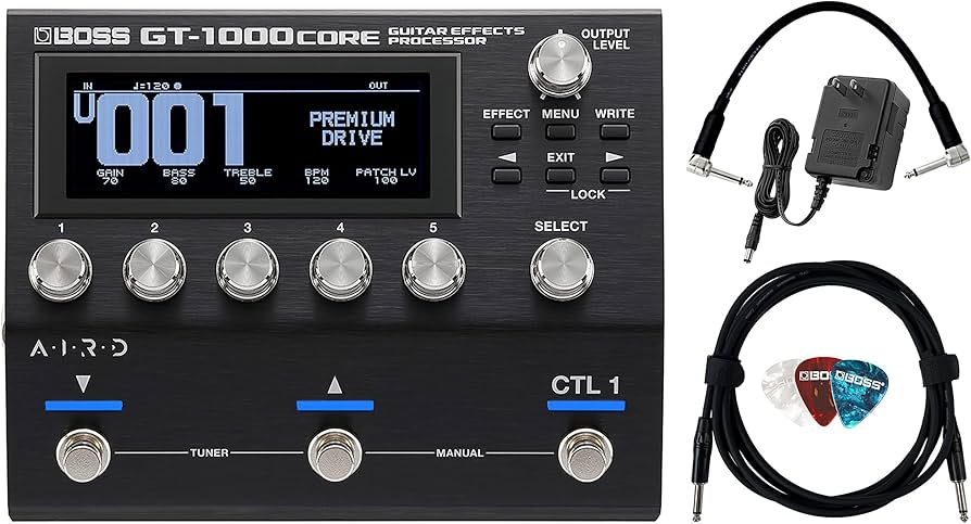 Amazon.com: Boss GT-1000CORE Guitar Effects Processor Bundle with