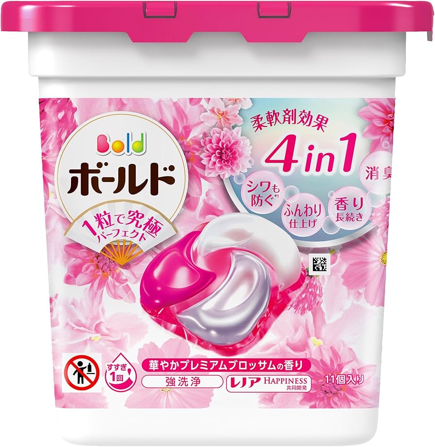 Amazon.co.jp: ボールド 洗濯洗剤 ジェルボール 4in1 プレミアム