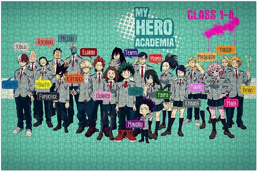 Amazon.co.jp: ヒロアカ パズル 1000ピース麗日お茶子 爆豪勝己 轟焦凍