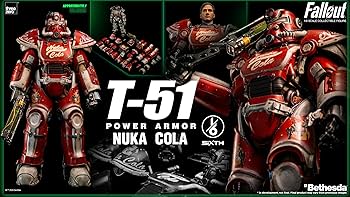 Amazon.co.jp: threezero Fallout T-51 ヌカコーラ パワーアーマー 1:6