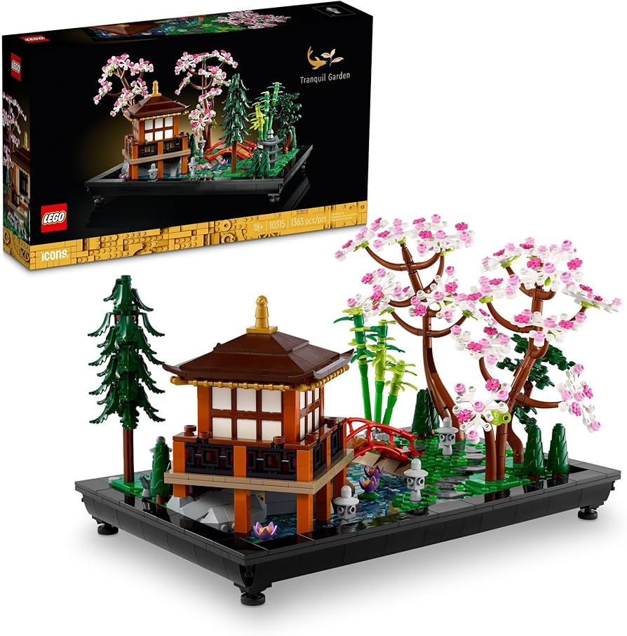 Amazon.com: LEGO Icons Tranquil Garden Building Set - Detailed