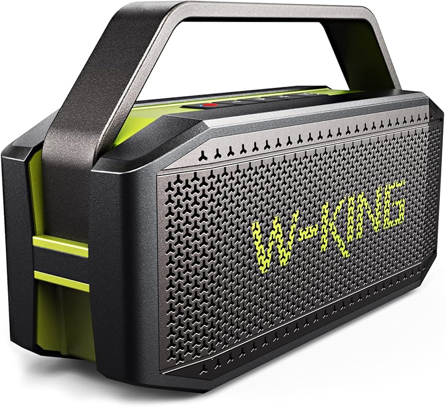 Amazon.com: W-KING Portable Loud Bluetooth Speakers with Subwoofer