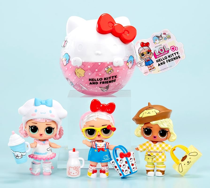Amazon.com: LOL Surprise! Loves Hello Kitty and Friends with 7