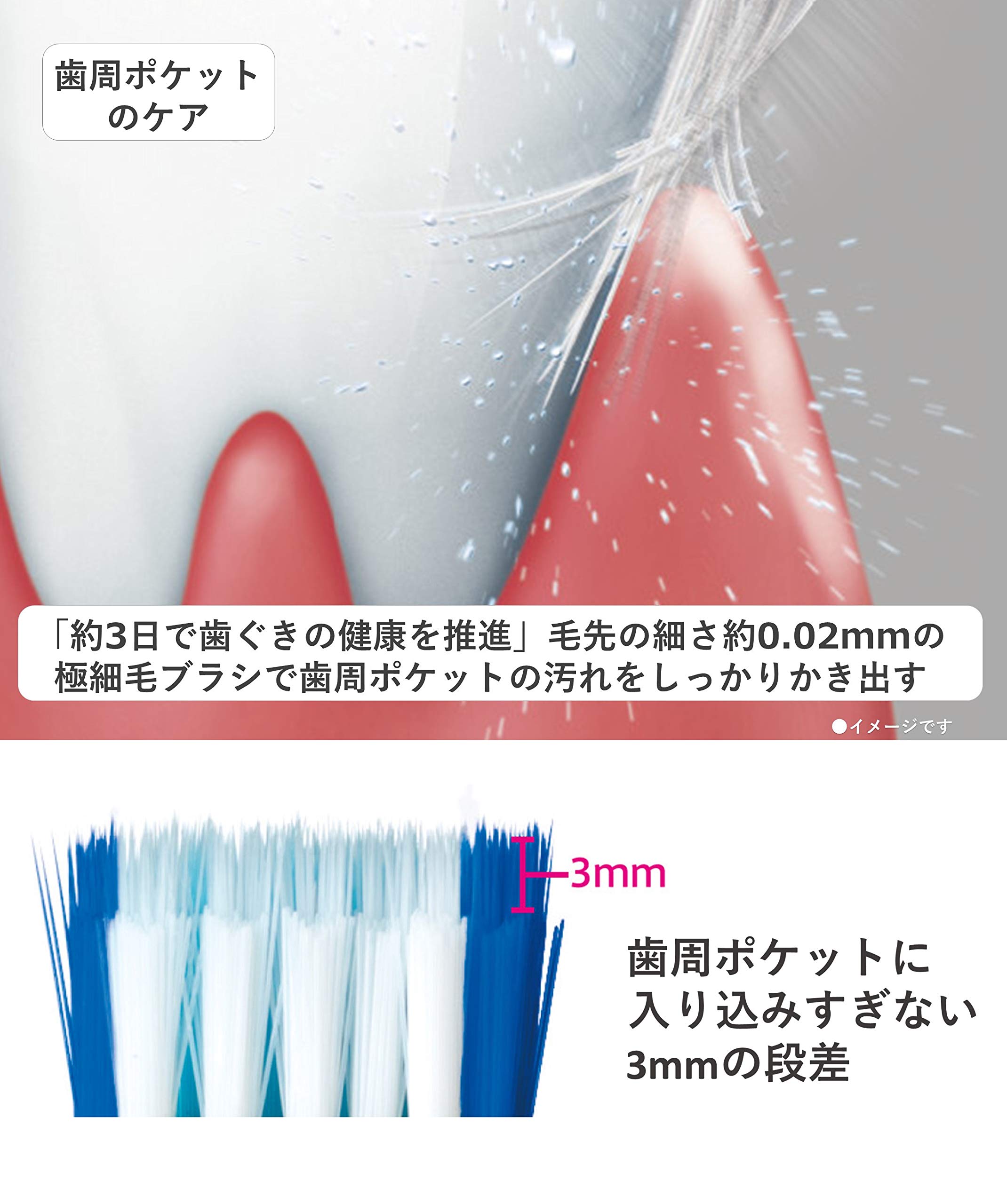 Amazon | パナソニック 電動歯ブラシ ドルツ 青 EW-DL35-A