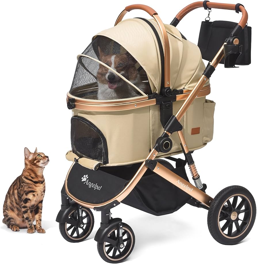 Amazon | Angelpet ペットカート 分離型 犬用 バギー いぬ用 4輪 前輪