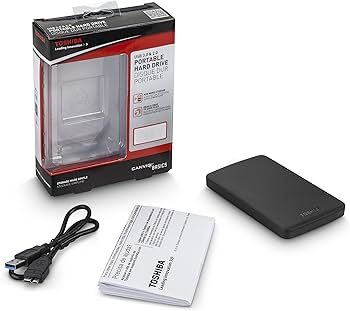 Amazon.com: Toshiba Canvio Basics 2TB Portable Hard Drive - Black