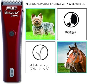 Amazon.co.jp: WAHL(ウォール) Bravura (ﾌﾞﾗﾋﾞｭｰﾗ_ﾍﾞﾙﾍﾞｯﾄﾚｯﾄﾞ_U